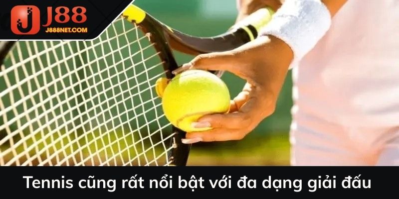 Tennis cũng rất nổi bật với đa dạng giải đấu